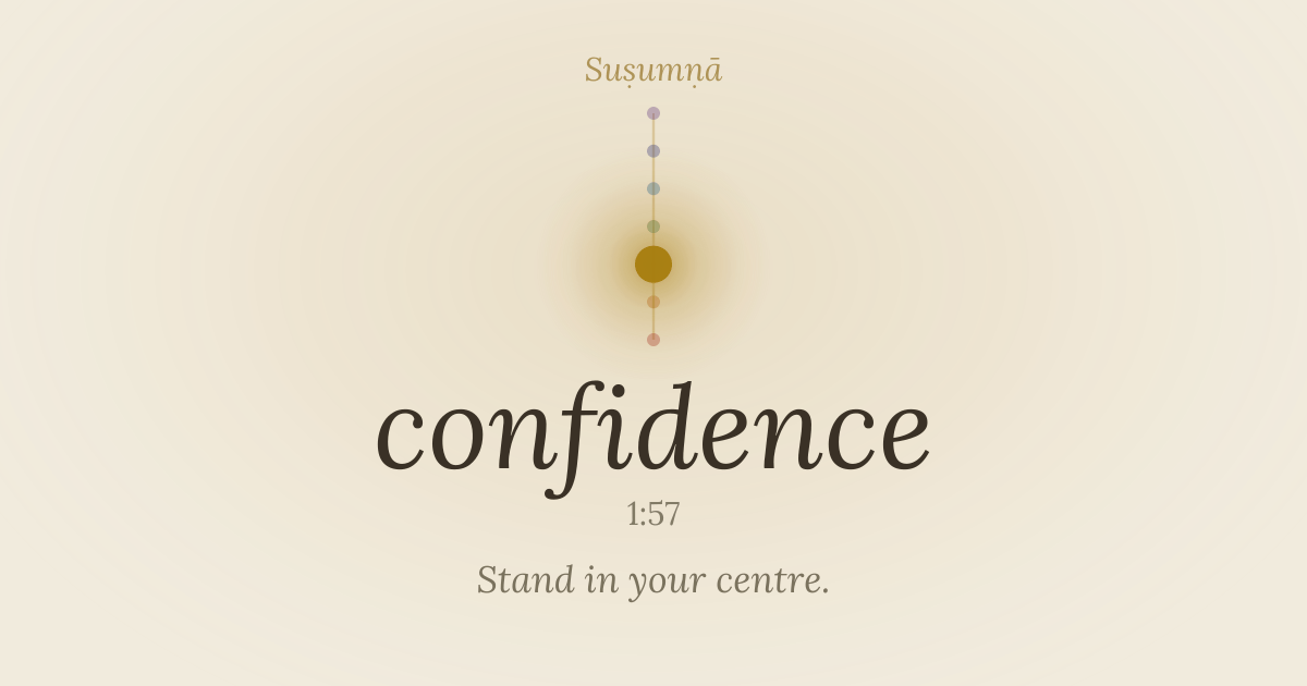 confidence — susumna.com/confidence