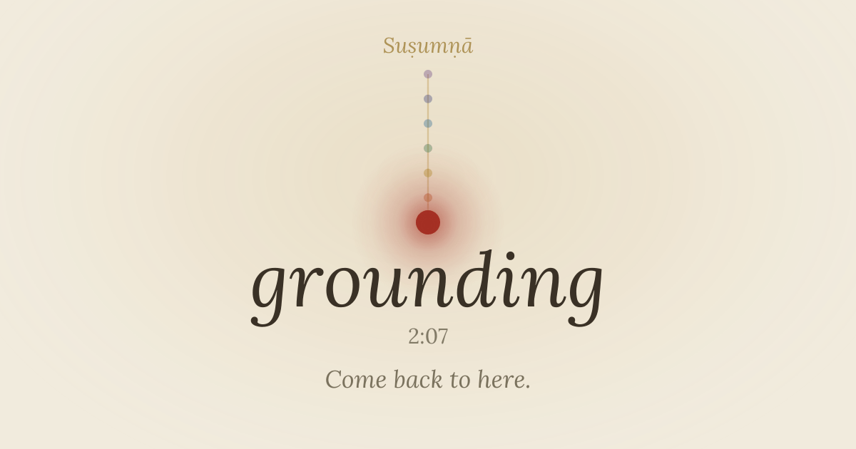 grounding — susumna.com/grounding