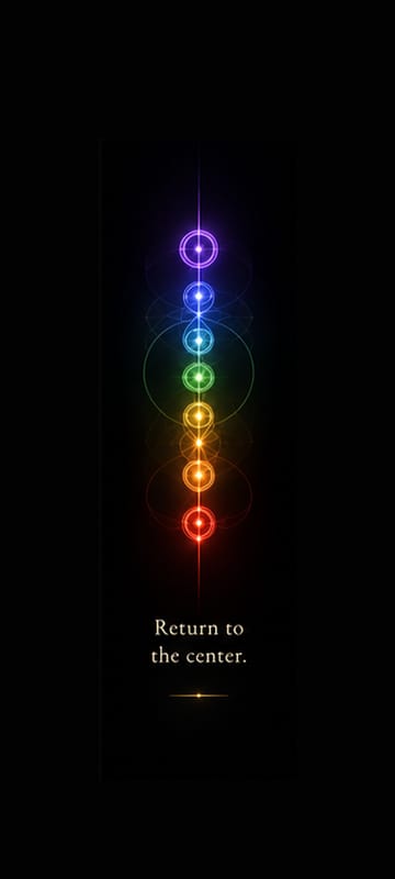 Central Channel wallpaper: Return to the center.