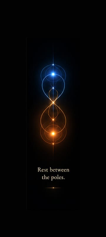 Polar energy wallpaper: Rest between the poles.